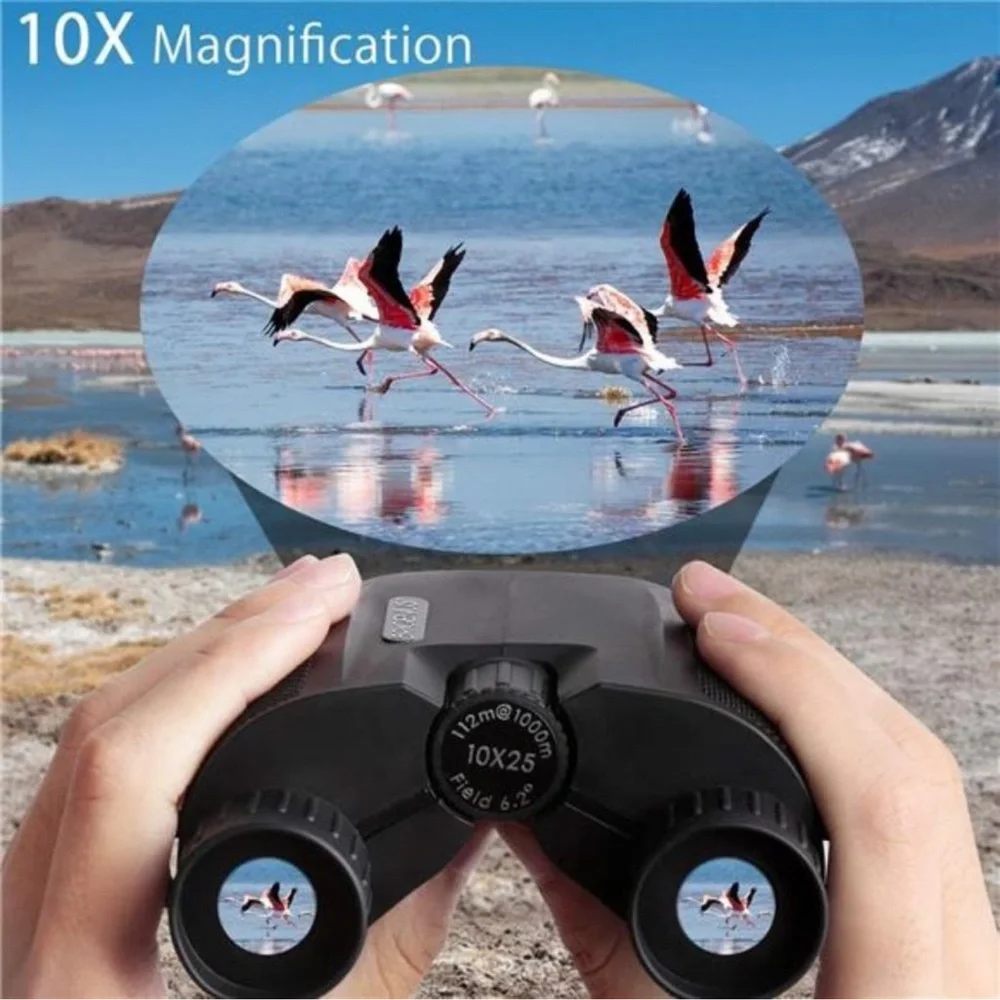 Compact Binoculars, High Powered Binoculars for Adults